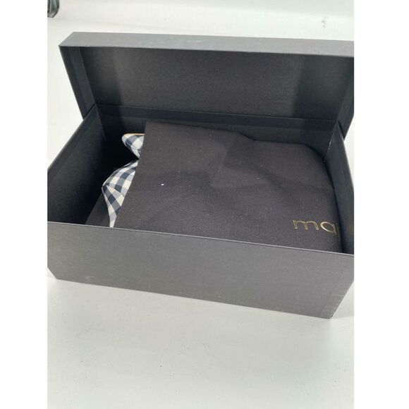 New Maje Women's Gingham Print shoe / heels Courts Sz 40 Blue/ White Size 9/10 - Picture 10 of 13